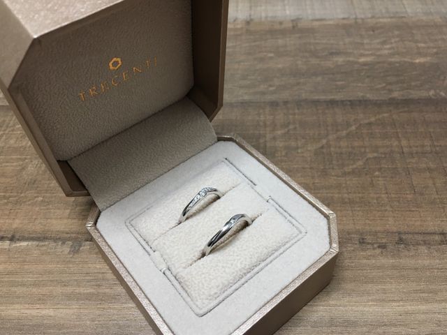 リングボックスも上品な雰囲気