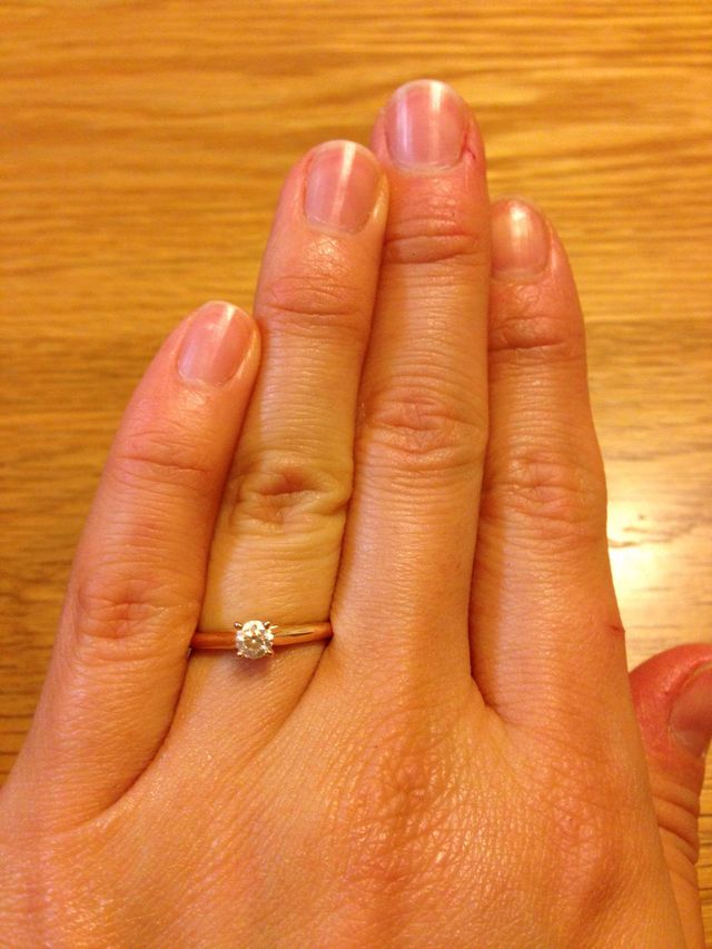 黄色味肌なのでピンクゴールドが馴染みます