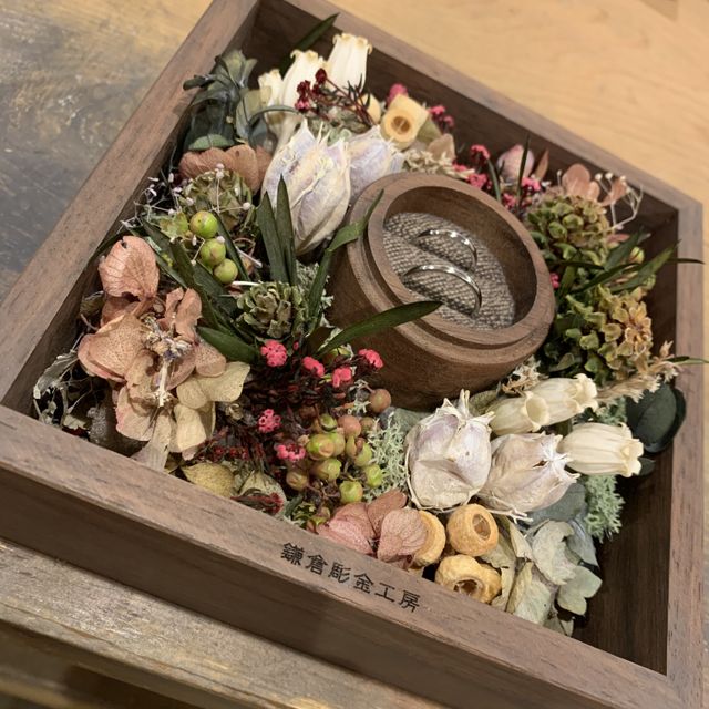 お花はお店が用意してくれたものです！