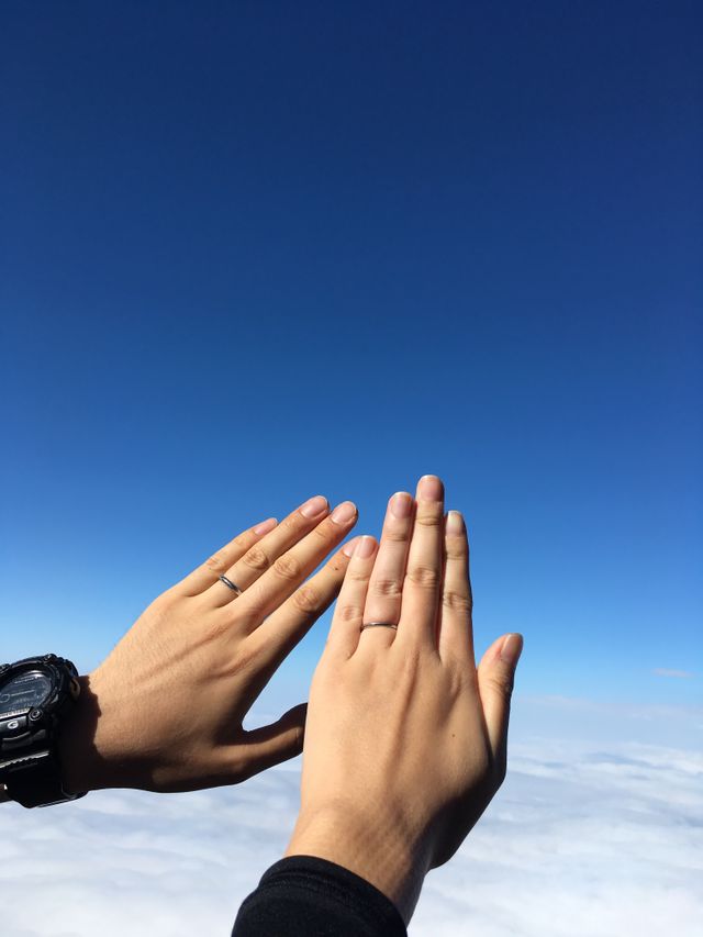 繊細なデザインの指輪です