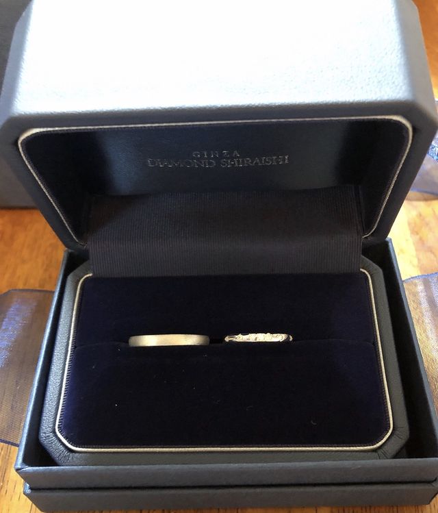 ダイヤモンドグラスの結婚指輪