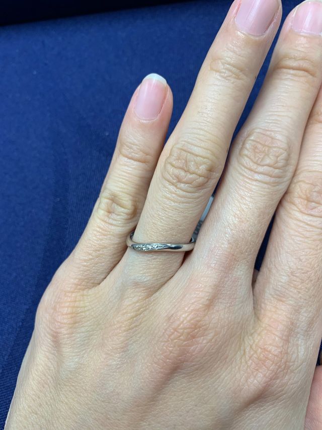 ウェーブが入っているタイプ