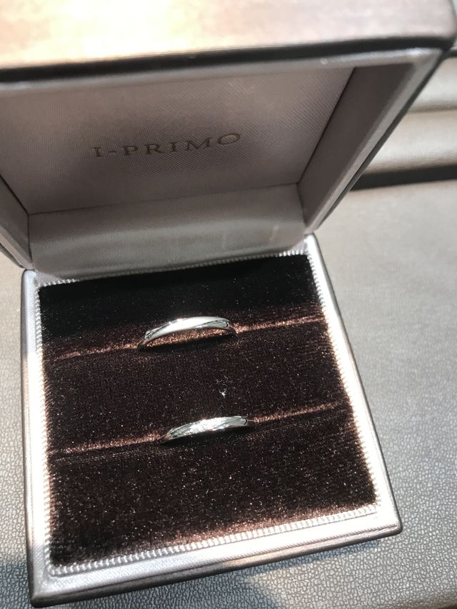 男性の方は一部マット加工をしました