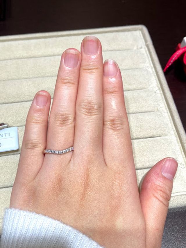 指輪着用時（女性用）