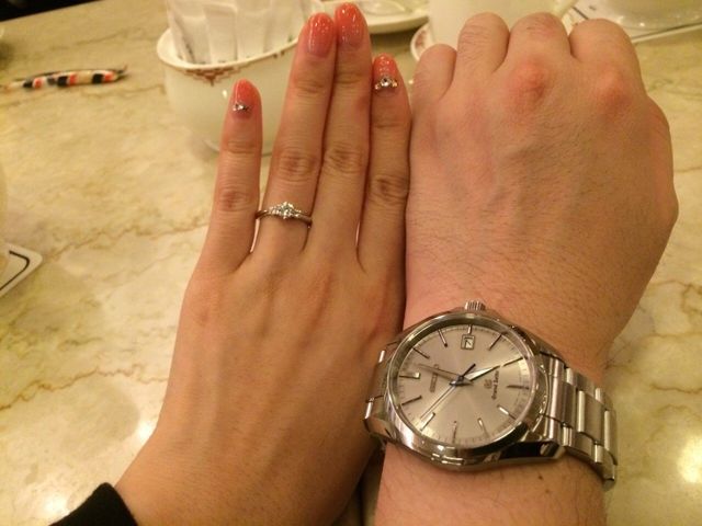 結納の日に婚約者と結納品を交換しました