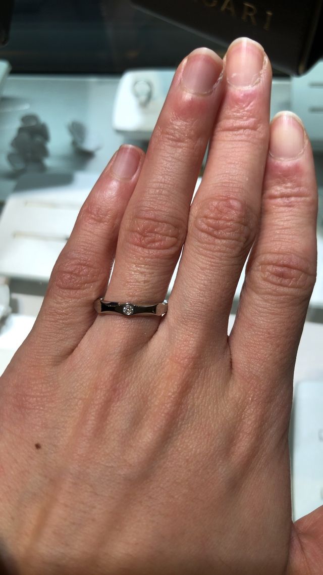 ブルガリにしかないデザインで、特別感があります。