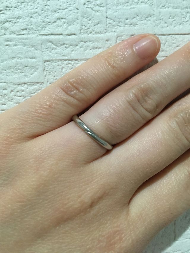 普段から着用している結婚指輪です。