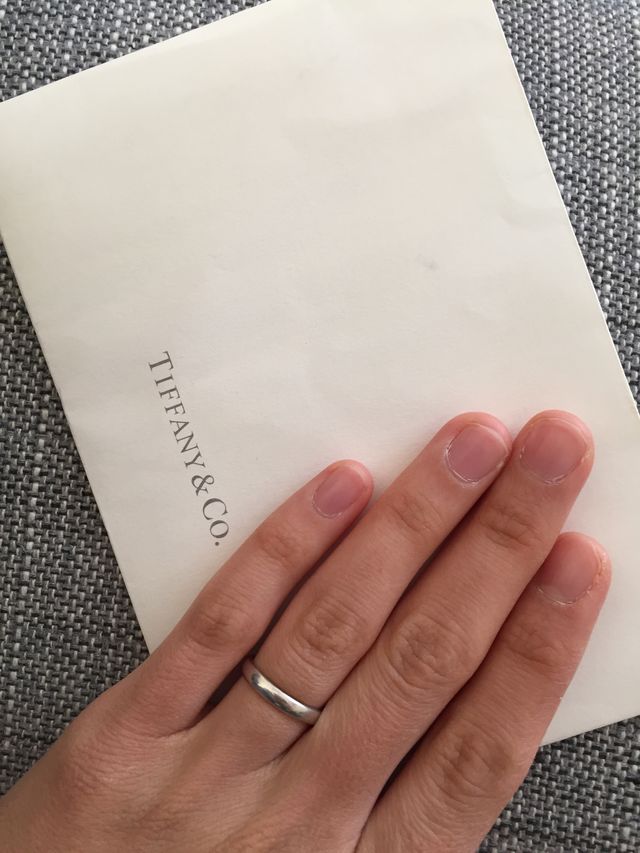 シンプルで定番だけど馴染みのあるプラチナリング