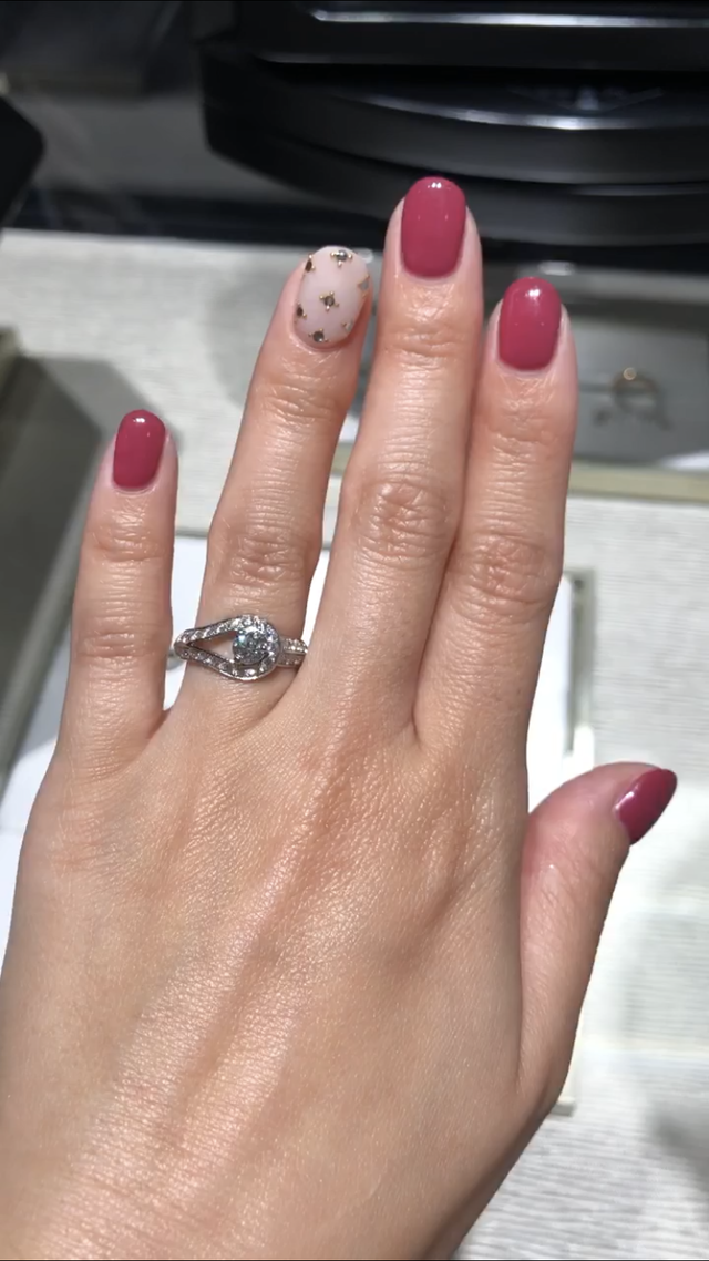 他にないデザインの指輪