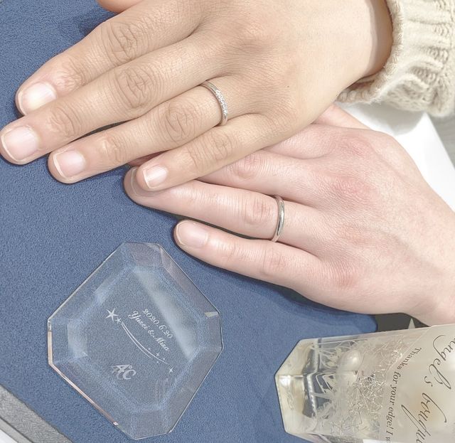 ストレートタイプの指輪