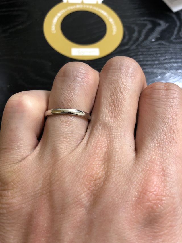 結婚指輪です