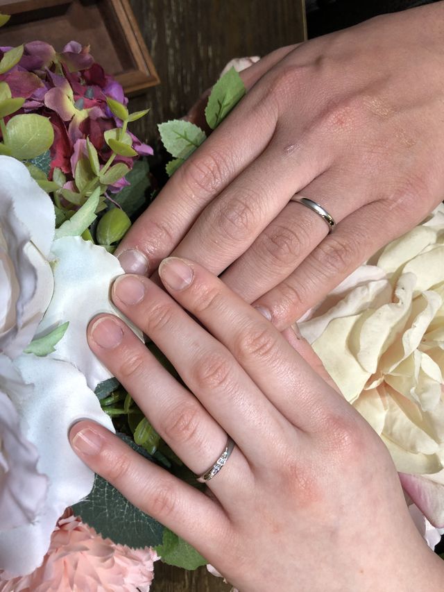 自分の描いたイメージが指輪に全て凝縮されています。