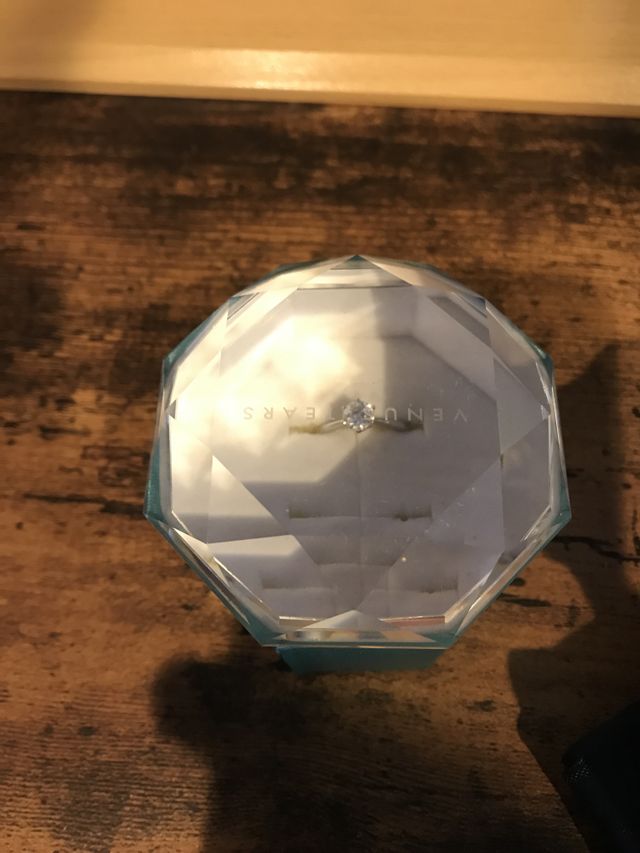 指輪入りのケースです