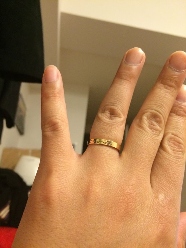 男性用のマリッジリングです。