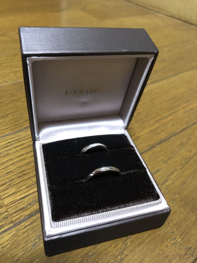 結婚式をあげる2020年モデルの指輪を購入しました。