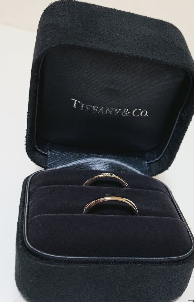 リングを初めてあけた時の写真です。