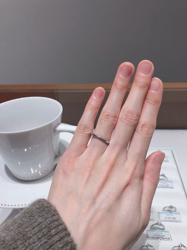 試着しました。
付け心地が良かったです。