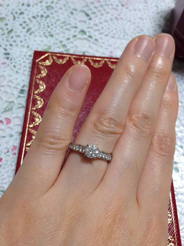 着用した状態です。