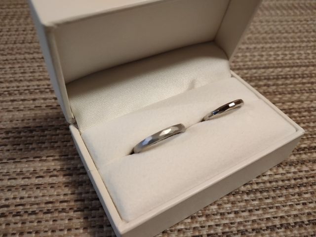 お互いに相手の指輪を作りました！