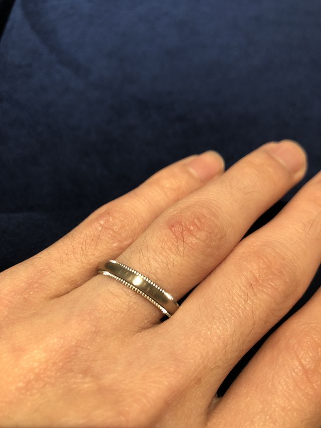 ミル打ちがキレイ過ぎました！