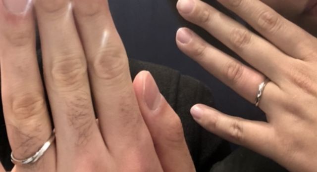 受け取りの際に撮りました。