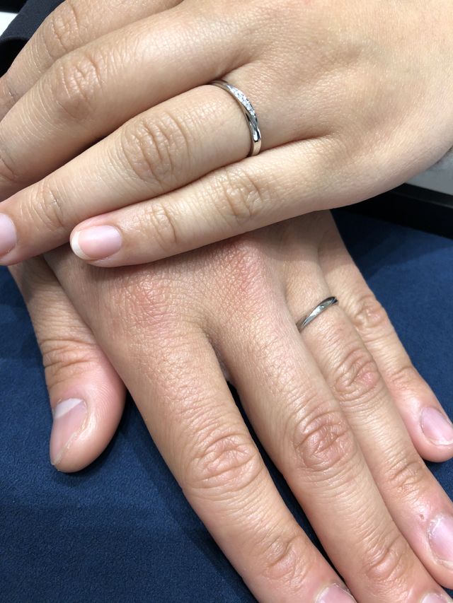 指輪受け取り記念