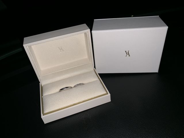 購入した結婚指輪