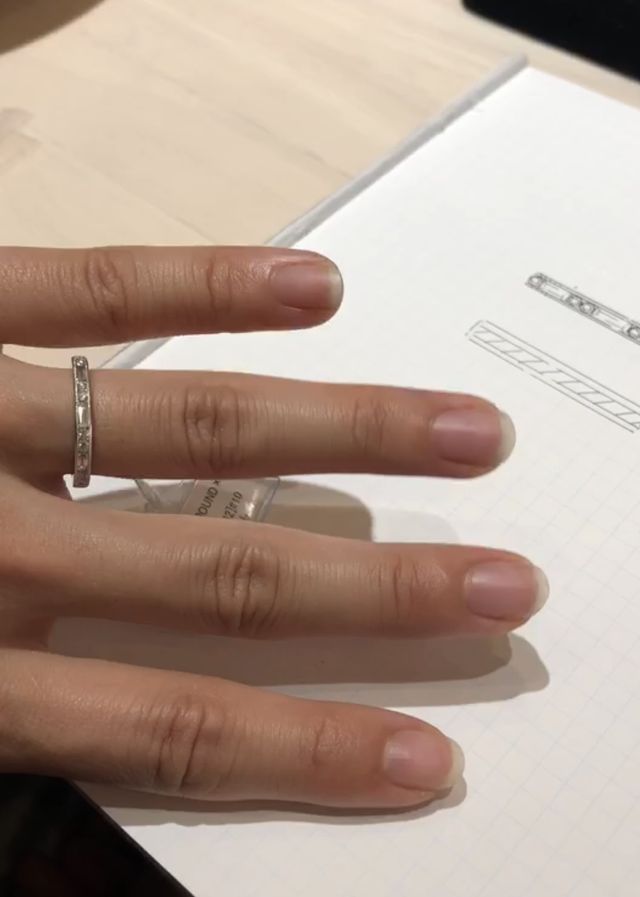 ダイヤの形が個性的で可愛いです。