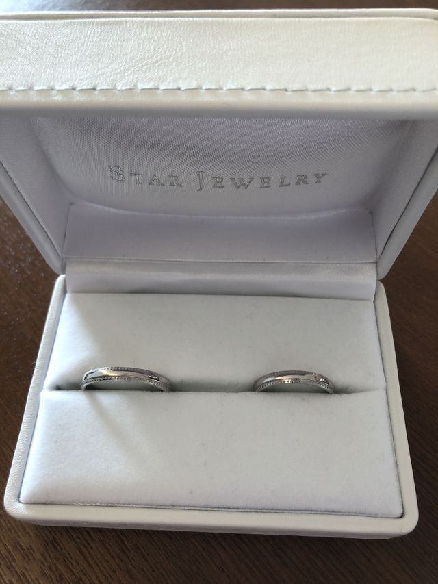 星形のミル打ちが入っています。