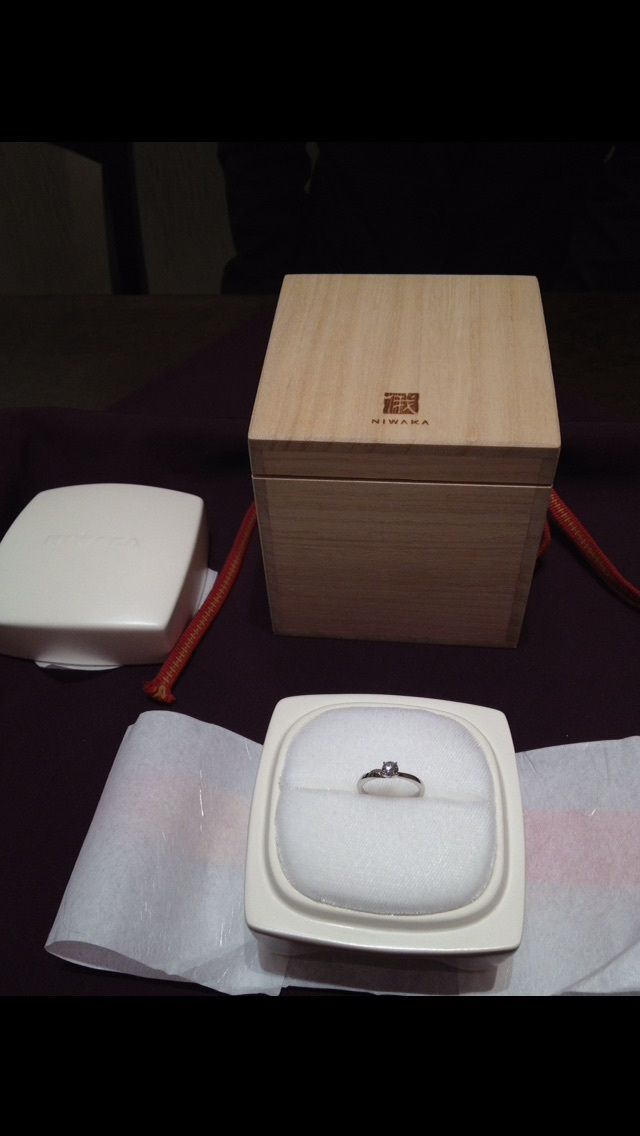 指輪の入れ物は、他のブランドとは違います。