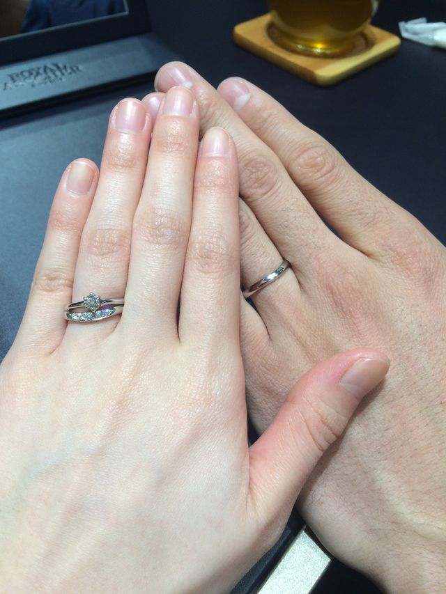 着用時、明るめの写りです。