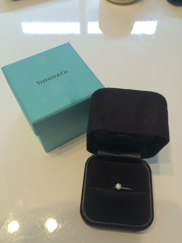 指輪のケースとBOXの写真です。