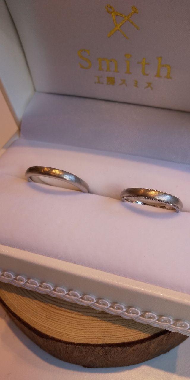 遂に完成！手書きの刻印で世界に1つの指輪に♪      