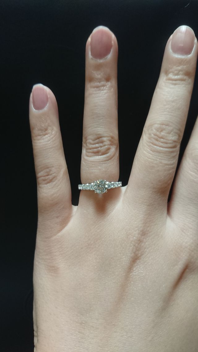 試着時の写真です。