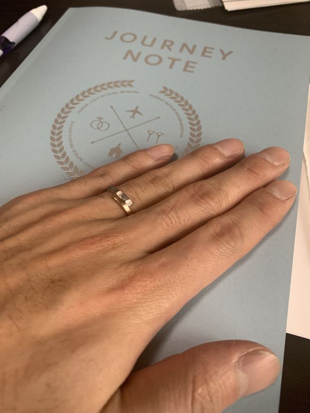 カスタムでプラチナ部だけ艶を消し、綺麗にまとまった！