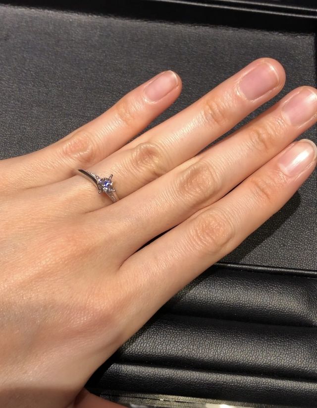 さすがのダイヤの美しさです。