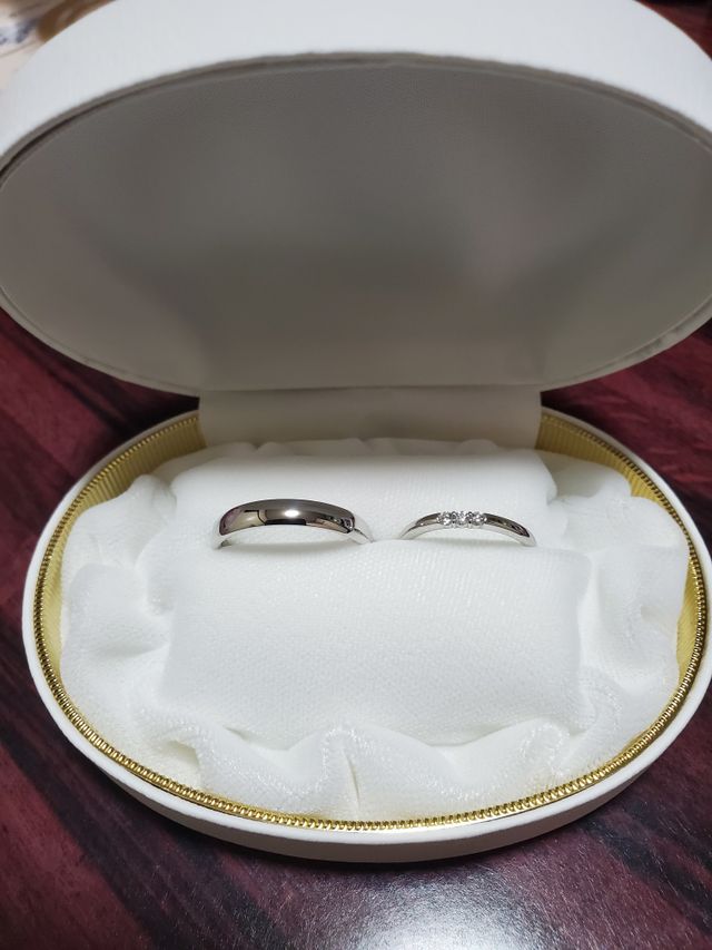 結婚指輪です
