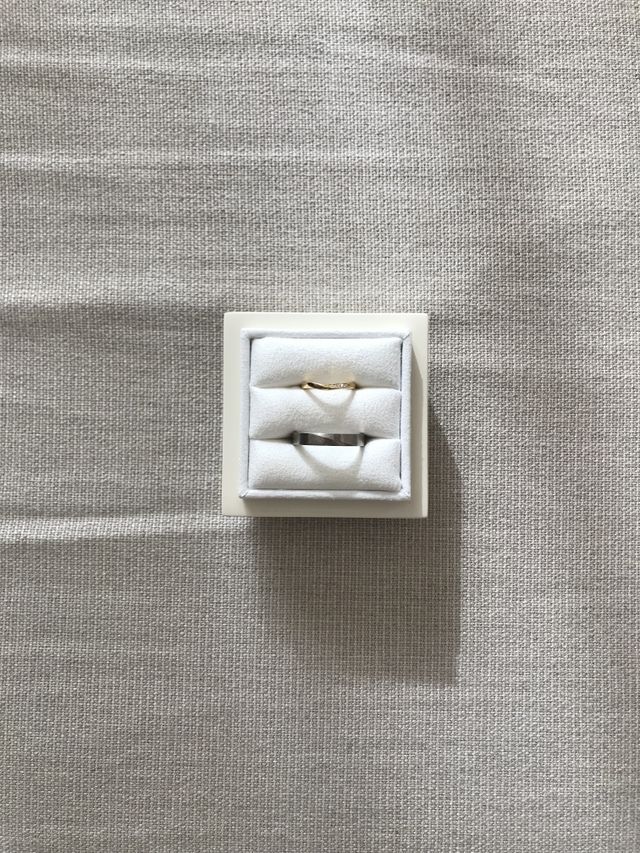 オーダーメイドで作成した結婚指輪