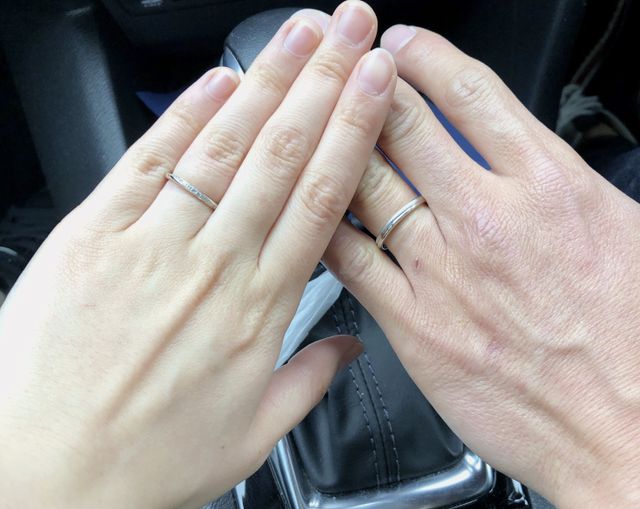 結婚指輪です。