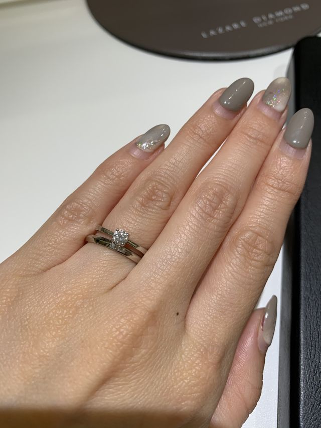 重ね付けしても可愛いかったです。