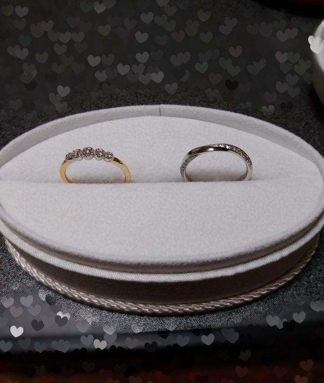 ENUOVEとLiangeの結婚指輪です｡