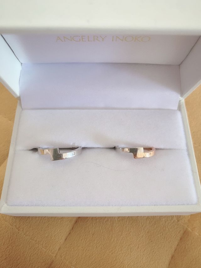 旦那…シルバー
妻…ピンクゴールドとシルバーのミックス