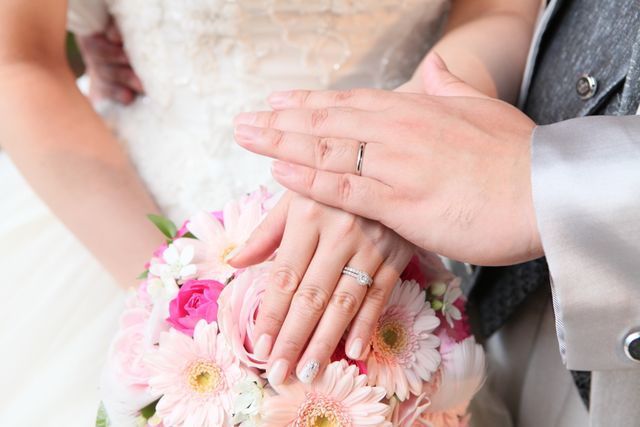 結婚式の時に撮影しました。