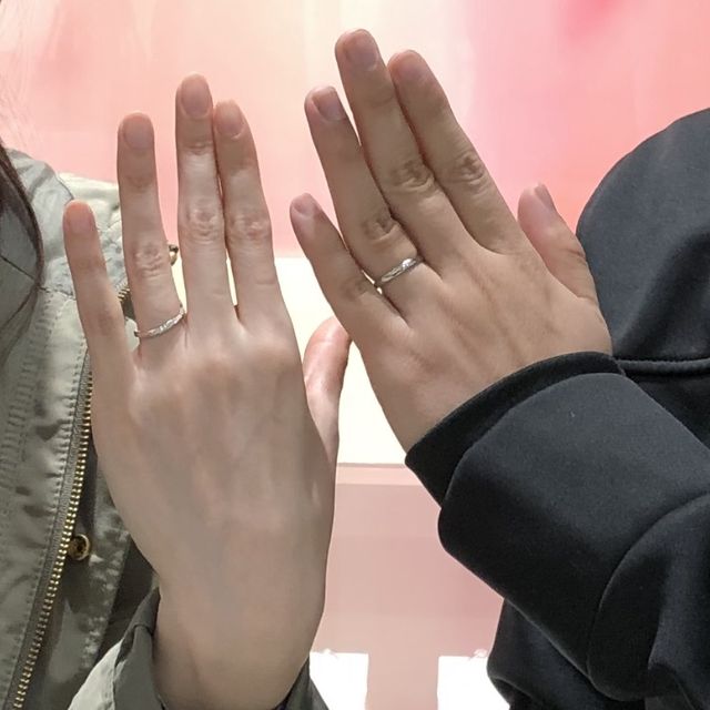 受け取り時の記念に　撮影していただきました