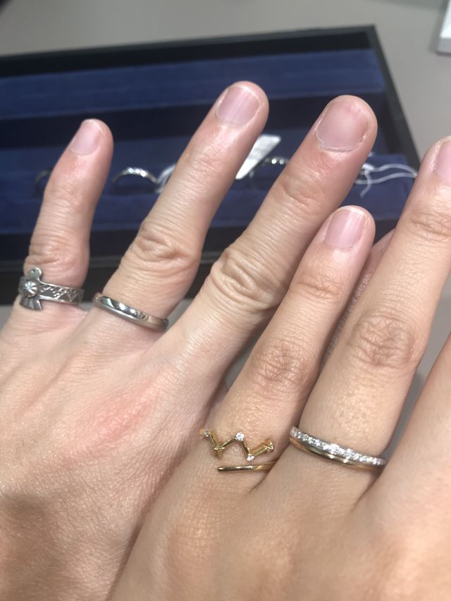 ゴールドがキレイ