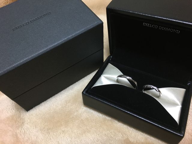 結婚指輪をペアで購入しました！