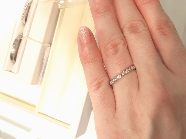 真ん中に絞りがあるので指がキレイに見えます