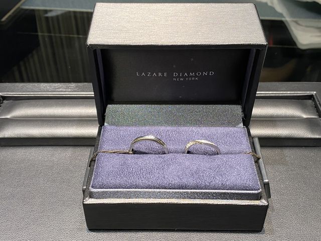 購入した結婚指輪です！！