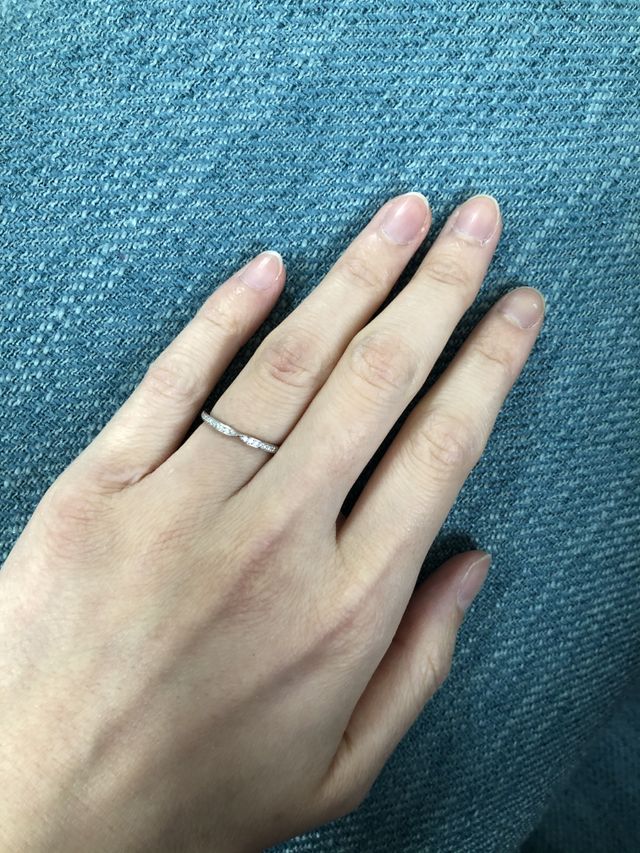 光が当たるととてもきれいです。