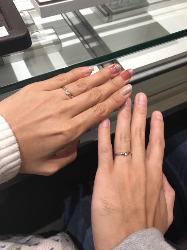 お店での着用時